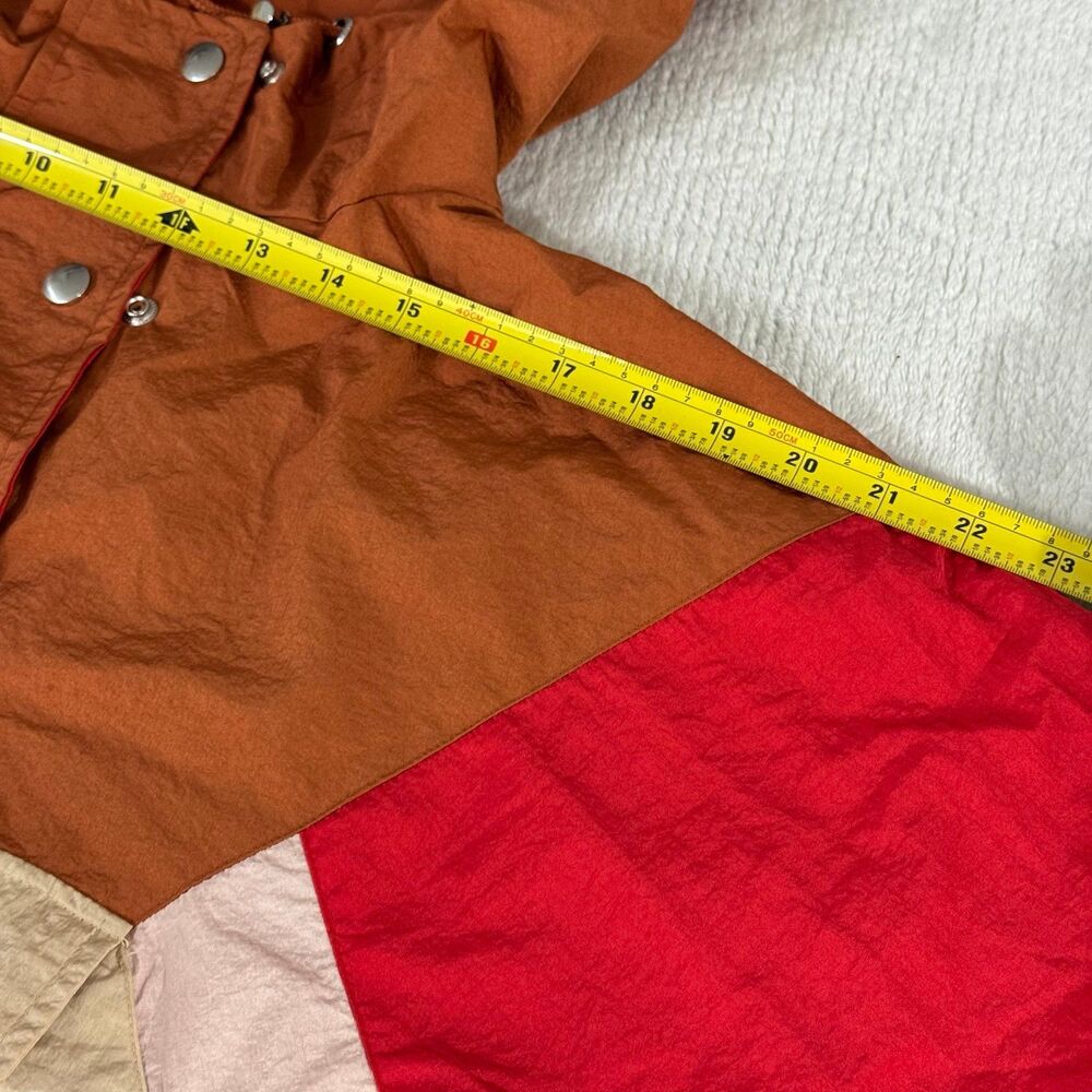 Bershka color block crop windbreaker jacket size XS - Picture 6 of 8